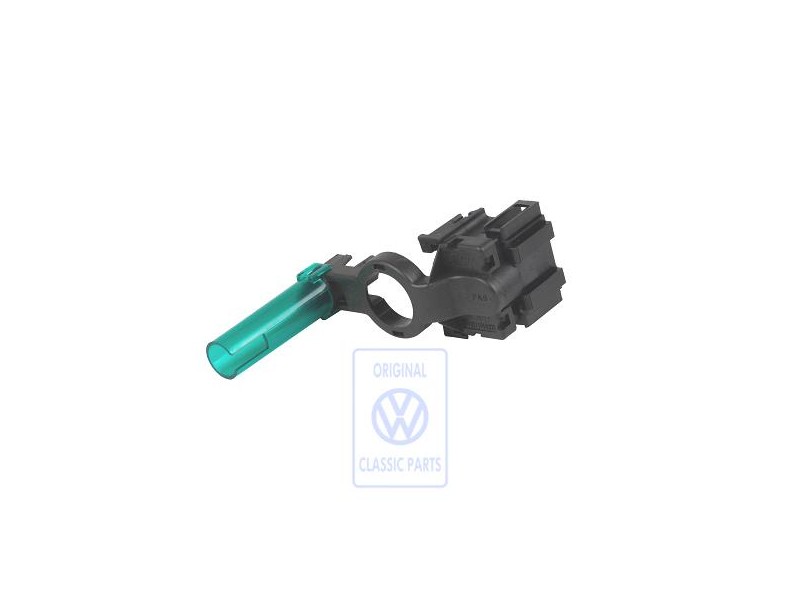 Original VW Bulb Carrier With Bulb Green - 358927149A K25