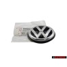 Original VW Rear Boot Badge Emblem Chrome - 379853687