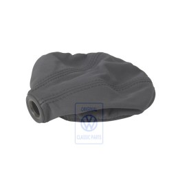 Original VW Gearshift Lever Trim (Leather) Black - 3A0711115A 1BX