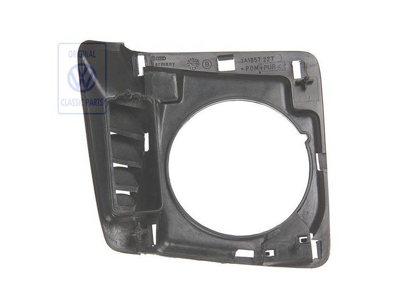 Original VW Loudspeaker Base With Air Duct Black - 3A1857227 4FB
