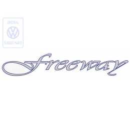 Original VW Film Lettering Blue/Silver - 3A9853431A Z36