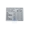 Original VW Data Plate For Tyre Pressure - 3B0010276L