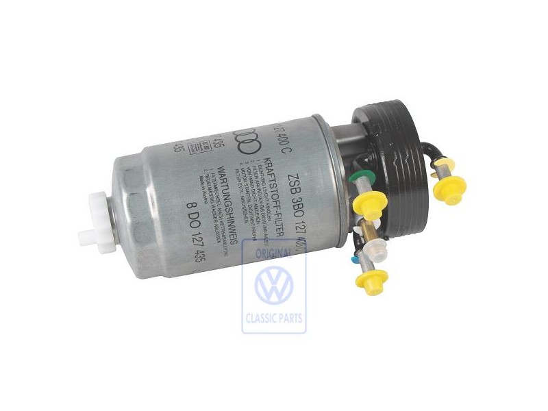 Original VW Fuel Filter With Flange - 3B0127400C