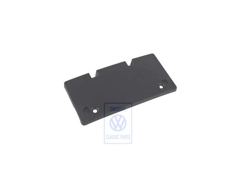Original VW Licence Plate Holder Satin Black - 3B0807285 B41