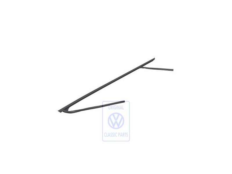 Original VW Window Guide Satin Black - 3B0837432C B41