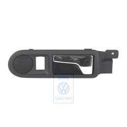 Original VW Door Inner Release Lever With Loudspeaker Black - 3B0839113BB2AQ