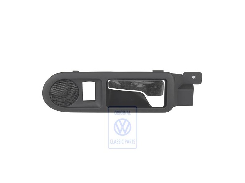 Original VW Door Inner Release Lever With Loudspeaker Black - 3B0839113BB2AQ