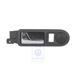 Original VW Door Inner Release Lever With Loudspeaker Black - 3B0839113BF2AQ
