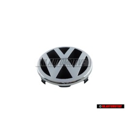 Original VW Front Grill Badge Emblem Chrome - 3B0853601B FDY