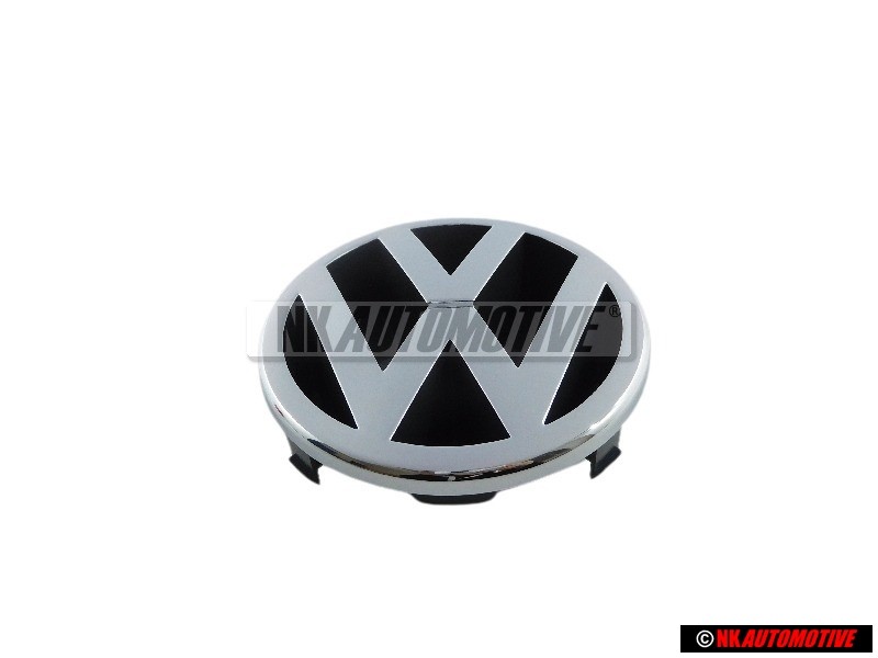 Original VW Front Grill Badge Emblem Chrome - 3B0853601B FDY