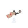 Original VW Double Belt Latch Sun Beige/Fire Red - 3B0857739A LSV