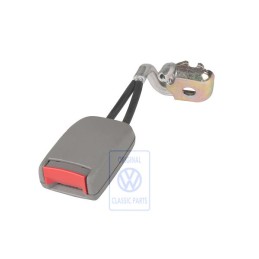 Original VW Belt Latch Flannel Grey/Fire Red - 3B0857740A FCP