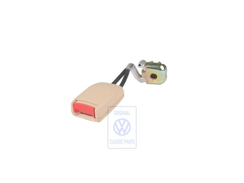 Original VW Belt Latch Sun Beige/Fire Red - 3B0857740A LSV