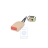 Original VW Belt Latch Sun Beige/Fire Red - 3B0857740A LSV