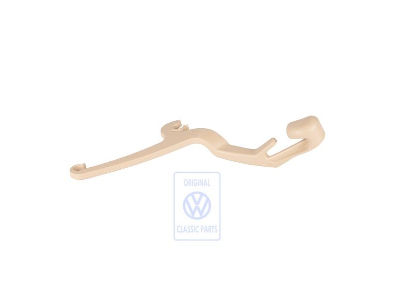 Original VW Seat Belt Guide Sun Beige - 3B0857827 7H7