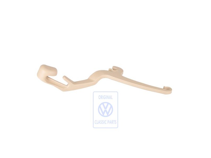 Original VW Seat Belt Guide Sun Beige - 3B0857828 7H7