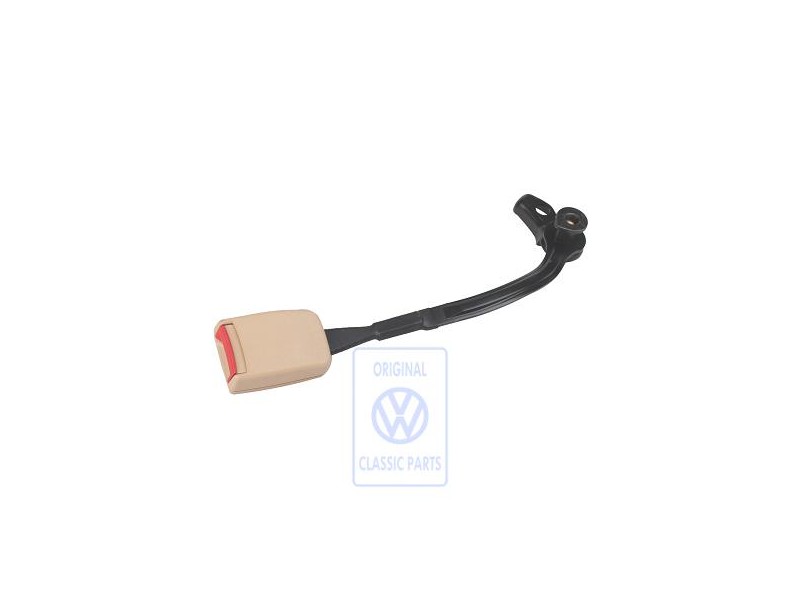 Original VW Belt Latch Sun Beige/Fire Red - 3B0858471G LSV