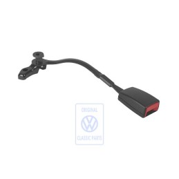 Original VW Belt Latch Satin Black/Fire Red - 3B0858471P FCN