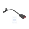 Original VW Belt Latch Satin Black/Fire Red - 3B0858471P FCN