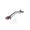 Original VW Belt Latch Satin Black/Fire Red - 3B0858472K FCN