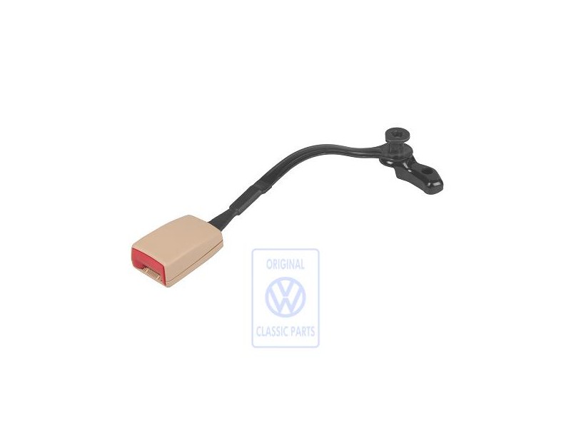 Original VW Belt Latch Sun Beige/Fire Red - 3B0858472P PNE