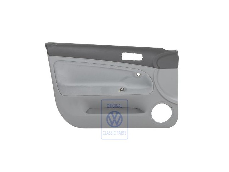 Original VW Door Panel Trim (Cloth) Platinum/Flannel Grey - 3B0867011BAPEA