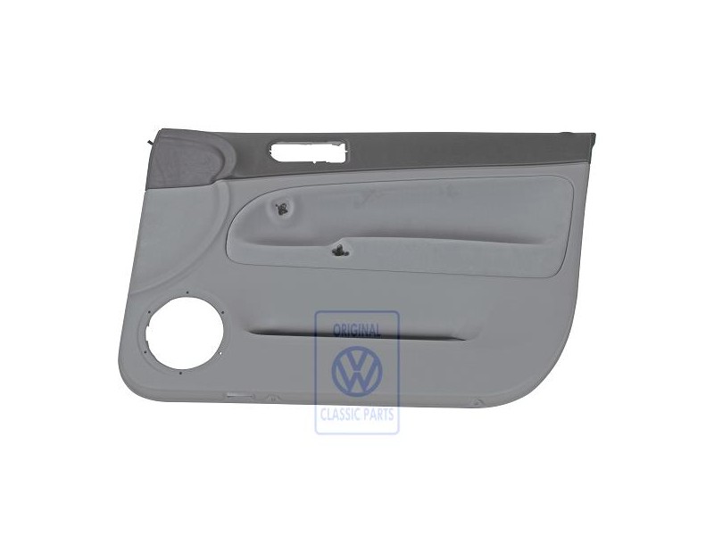Original VW Door Panel Trim (Cloth) Platinum/Flannel Grey - 3B0867012BDPEA
