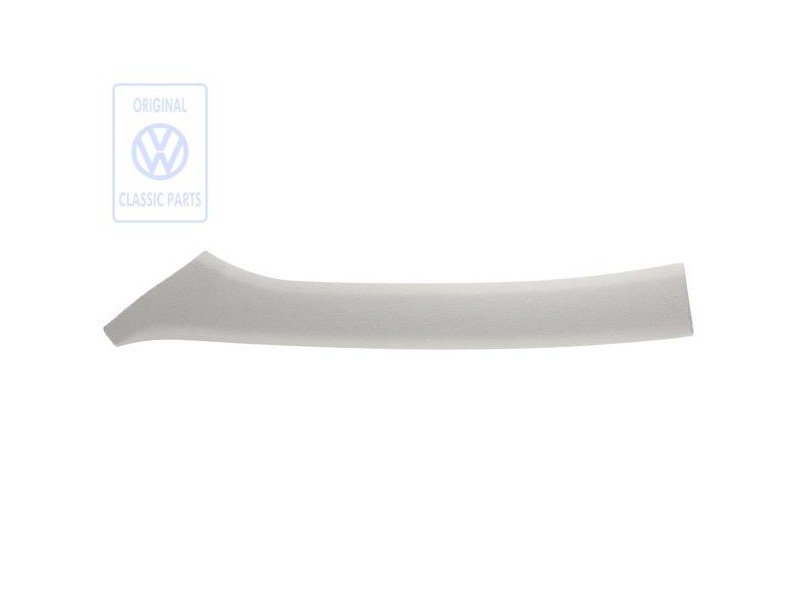 Original VW A-Pillar Trim Pearl Grey - 3B0867233 2XP