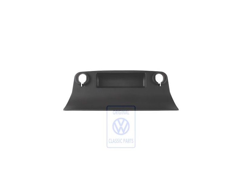 Original VW Cover Trim For Headrest Satin Black - 3B0885719C B41