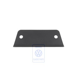 Original VW Cover Trim For Headrest Satin Black - 3B0885719D B41