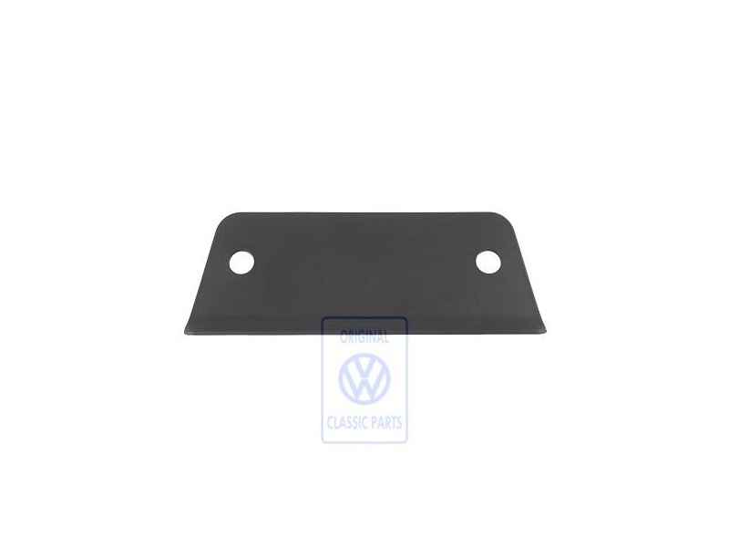 Original VW Cover Trim For Headrest Satin Black - 3B0885719D B41