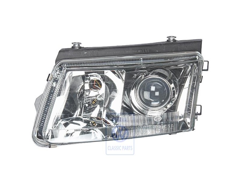 Original VW Halogen Twin Headlights For Gas Discharge Bulb - 3B0941017H