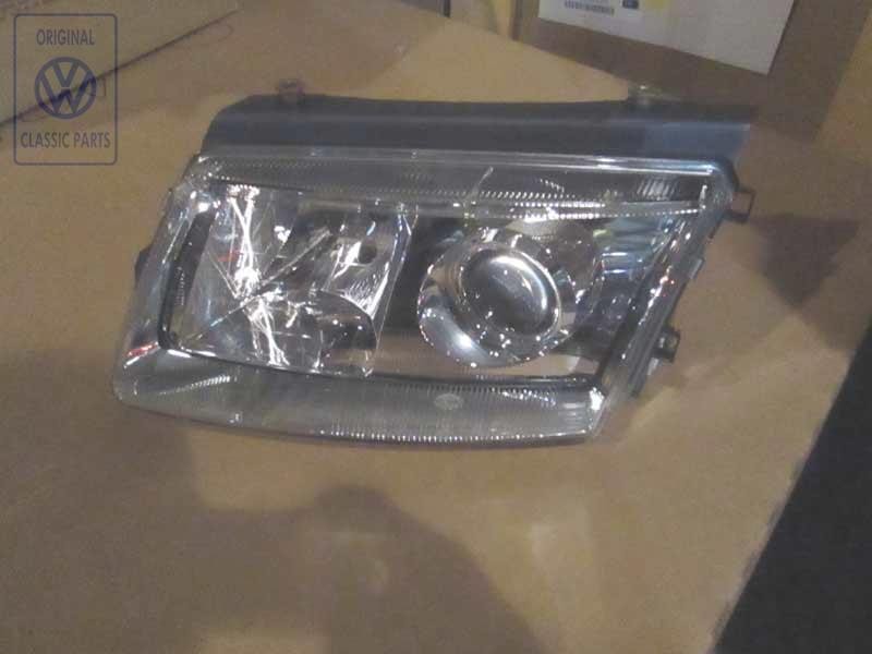 Original VW Halogen Twin Headlights For Gas Discharge Bulb - 3B0941017J