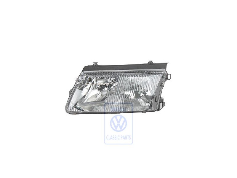 Original VW Halogen Twin Headlights With Halogen Fog Lights - 3B0941017Q