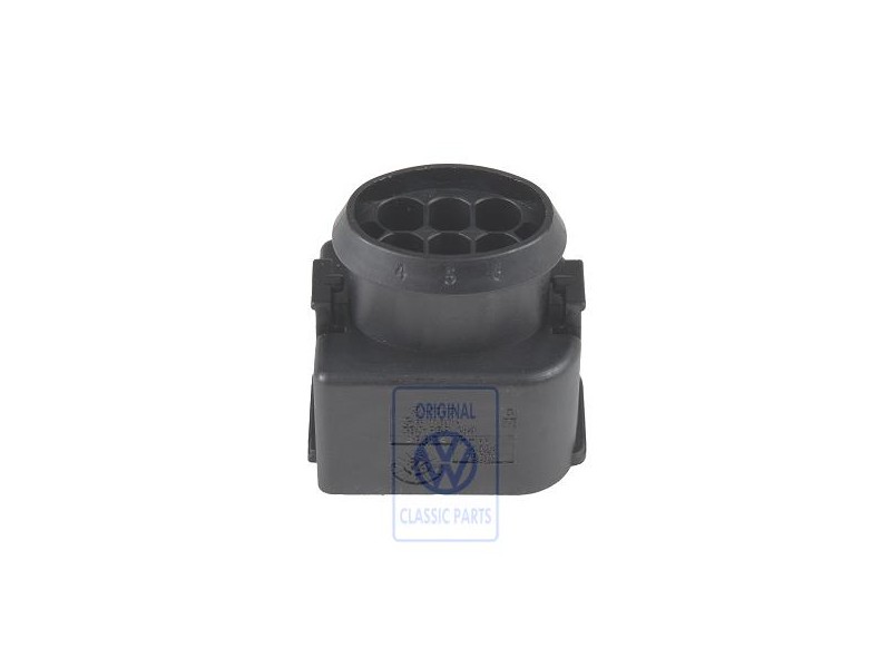 Original VW Flat Contact Housing With Contact Locking Mechanism - 3B0959384