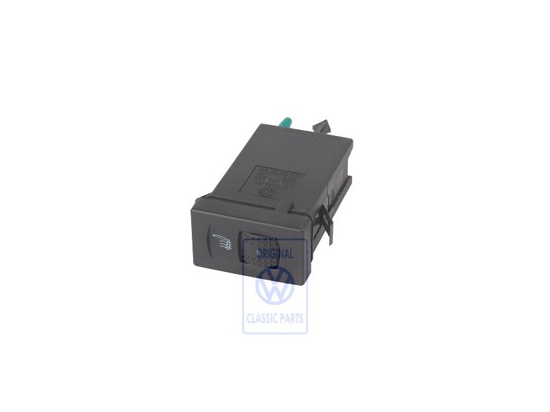 Original VW Switch For Seat Heating Satin Black - 3B0963563 01C