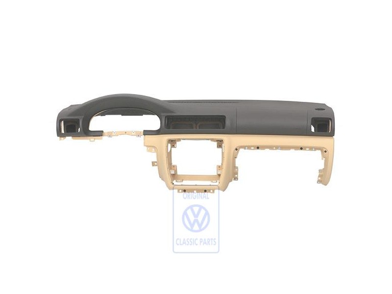 Original VW Dashboard Black/Satin Black - 3B1857002BLLWE