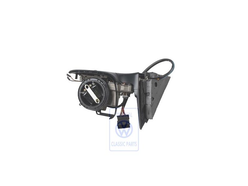 Original VW Exterior Mirror Housing Satin Black - 3B1857508D 01C