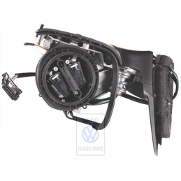 Original VW Exterior Mirror Housing Satin Black - 3B1857508F 01C