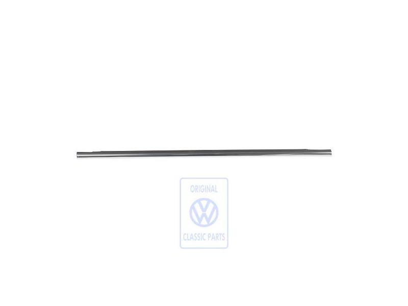 Original VW Window Aperture Seal Glossy Aluminium - 3B4839476 7Z7