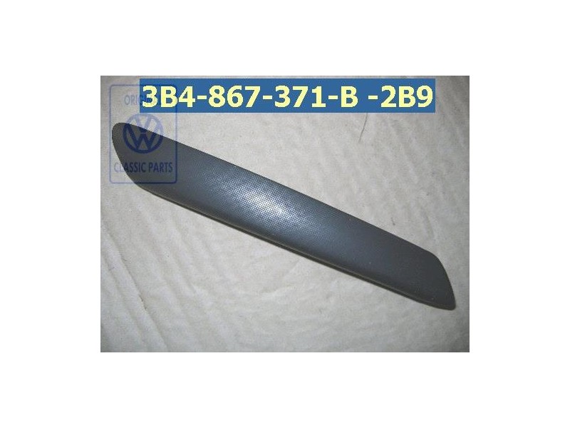 Original VW Cover Black/Anthracite Net Optic - 3B4867371B 2B9