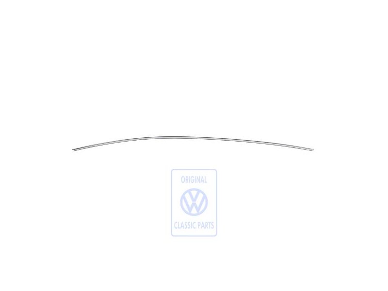 Original VW Border Strip Glossy Aluminium - 3B5854701B 7Z7