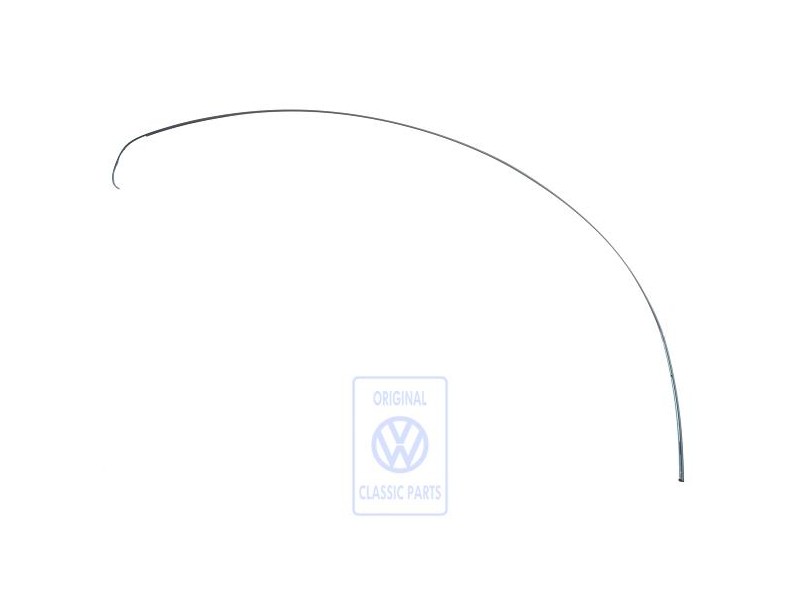 Original VW Border Strip Satin Black - 3B5854702 B41