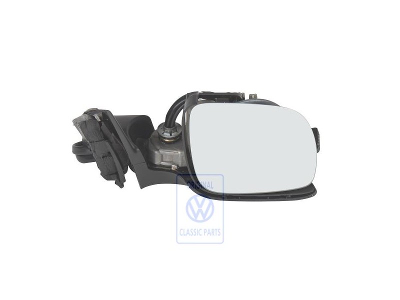 Original VW Exterior Mirror Housing Satin Black - 3B6857508 01C