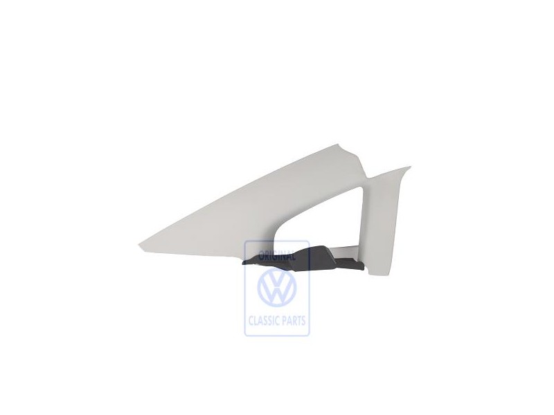 Original VW C/D-Pillar Trim Pearl Grey/Black - 3B6868201A MGV