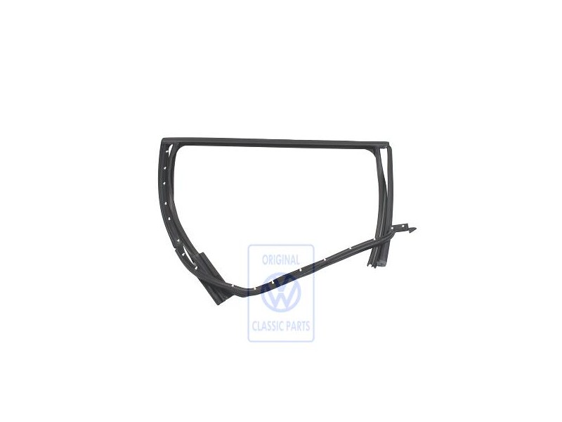 Original VW Window Guide Satin Black - 3B9839432T B41