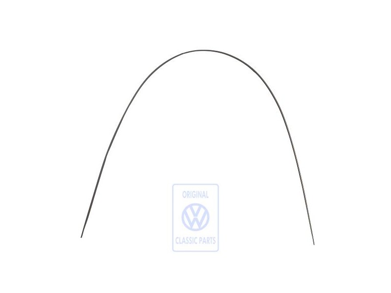 Original VW Cover Trim Satin Black - 3B9853709D B41