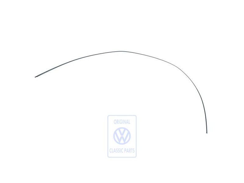 Original VW Border Strip Satin Black - 3B9854702 B41