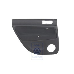 Original VW Door Panel Trim (Cloth) Black/Black - 3B9867211AGJGJ