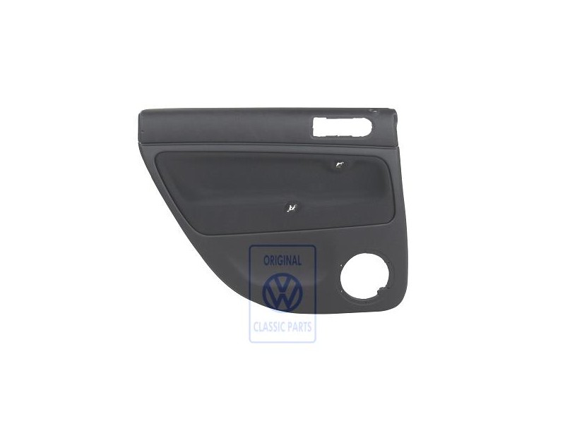 Original VW Door Panel Trim (Cloth) Black/Black - 3B9867211AGJGJ